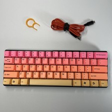 Glorious GMMK 60% Mechanical Keyboard Gateron Phantom Red Tai-Hao RGB picture