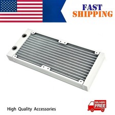 240mm Radiator Aluminum G1/4 thread Computer Water Cooling USA Fast Delivery picture