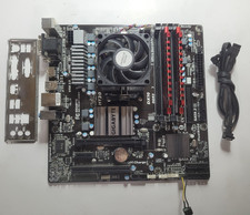 Gigabyte GA-78LMT-USB3 w/AMD FX-4300, 6GB RAM, IO Shield *READ #0923 picture