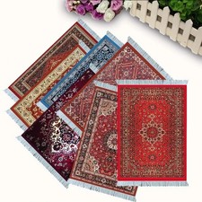 PERSIAN STYLE CARPET MOUSE PAD RUG DESIGN NON-SLIP RUBBER MAT FOR COMPUTER & TAB picture