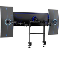 VIVO Dual Pole Triple Ultrawide Monitor Desk Mount, Up to 49