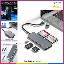 5-in-1 CFast 2.0 Card Reader USB C USB A 5Gbps SD TF XD CF Memory Card for picture
