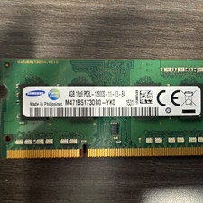 Samsung 4GB DDR3L SO-DIMM PC3L-12800S 204-Pin Non-ECC RAM M471B5173DB0-YK0 picture