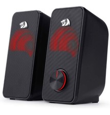 Redragon GS500 Stentor PC Gaming Speaker, 2.0 Channel Stereo, Red LED backlight picture