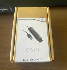 Plantronics DA70 USB Audio Processor 201851-01 QD Headset Adapter Tested picture