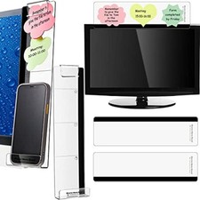 4 Pieces Computer Monitor Message Memo Board Transparent Message Panel Monitor  picture