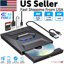 External CD DVD Drive USB 3.0 Writer Burner Player for PC Laptop Windows 11 10 picture