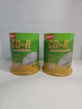 Staples Blank Recordable CD Discs 2 Packs Of 100 Each 200 Count New  picture