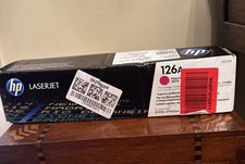 HP CE313A 126A Hewlett Packard Magenta Toner Cartridge Genuine OEM Original picture
