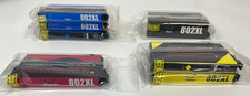 802XL Inkjet Ink Cartridges Set CMYK (802XL T802XL220 T802XL420) picture