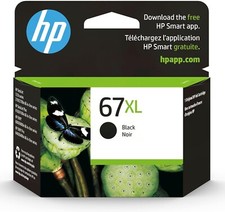 New Genuine HP 67XL 3YM57AA Black Ink Cartridge Exp 2/2026 picture