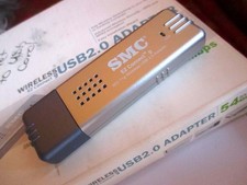 SMC NETWORKS SMCWUSB-G WIRELESS EZ CONNET G USB 2.0 ADAPTER 54 MBPS picture