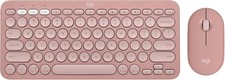 Logitech Pebble 2 Combo Wireless Keyboard Mouse Bundle Tonal Rose picture