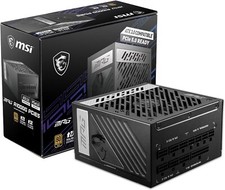 (Factory Refurbished) MSI MPG A1000G PCIE 5 80 GOLD Full Modular Power Supply picture