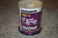 Magnavox DVD-R 100 Pack 1-16x 4.7 GB 120 Minutes Discs NEW picture