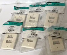 Panduit Mini-Com Faceplate Classic Single Gang 4 Module Space CFP4IW 6 pieces picture