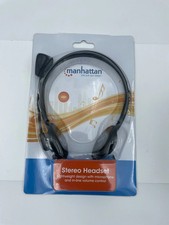 Manhattan 3.5mm Stereo Wired Headset with Mic - with Microphone Volume Control picture