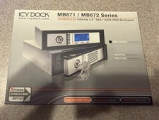 ICY DOCK MB672SKGF-B 5.25in LCD SATA Mobile Rack 4711132867831 picture