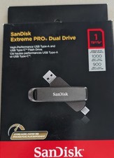 SanDisk Extreme PRO Dual Drive 1TB High-Performance 1Gb/s USB-A/C Flash Drive picture