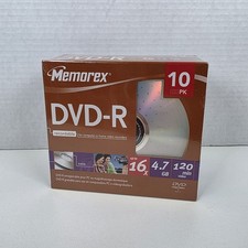 Memorex 10 PK DVD-R Recordable Blank Discs Pack 16X 4.7GB 120 MIN  picture