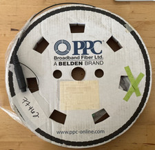 PPC Broadband Fiber Optic Cable TNCA-093-PB-BLK-FT-A1 250FT RL B5 NC 250ft New picture