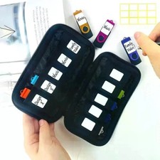Flash Drive Case USB Storage Case 10 Slots, Portable Thumb Drive USB Holder picture