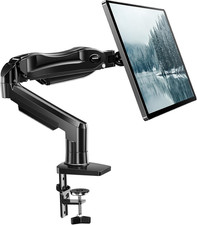 HUANUO Flowlift™ Single Monitor Mount, 13 to 32 Inch Monitor Arm, Adjustable Mon picture