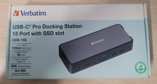 Verbatim USB-C Pro SSD Enclosure Universal 15-in-1 Docking Station 32173 picture