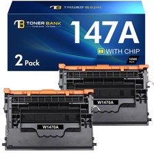 147A Black Toner Standard Yield, Cartridge with chip*2 picture