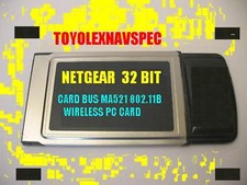 Vintage Netgear Wireless pc Card 32-bit CardBus 802.11b 2.4GHz Model MA521  NEW picture