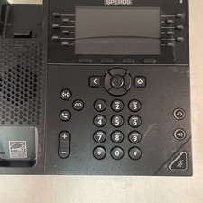 Polycom 2200-48840-025 VVX 450 Corded Telephone - Black picture