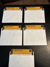 Borland Turbo Pascal - 5 DISK SET - 5.25