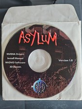 RARE NVIDIA BFG TECH ASYLUM Driver Support Disk picture