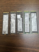 Lot of 5x 512GB NVMe SATA M.2 SSD SSD NVMe/PCIe Mixed Brands picture