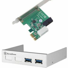 Silverstone SST-EC03S-P (Silver) PCI-Express/USB3.0 Card w/ USB3.0 Front I/O Pan picture