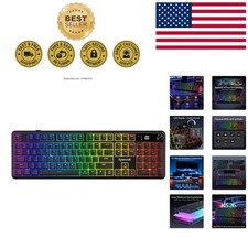 K526 PRO RGB Wireless Gaming Keyboard - 104 Keys, LED Display & Smooth Control picture