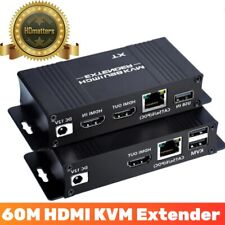 60M HDMI KVM Extender Splitter Loop POC over Ethernet 1080P Cat5e/6 1080P RJ45  picture
