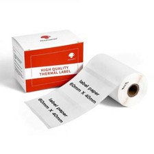 White Square Sticker Labels Self-Adhesive Tag Paper for Phomemo M110 Printer picture