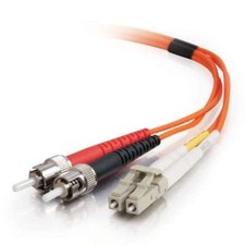 15 PACK LOT 15m LC-ST Duplex 62.5/125 OM1 Multimod Fiber Patch Cable Orange 50FT picture