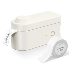 L1C Smart Label Maker Machine Tape Mini Bluetooth Printer Fits 9/12/16mm Tape picture