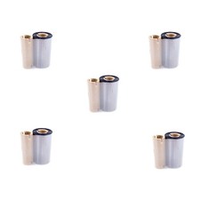 5Pcs Width 55mm 1/2 Inch Core tlp2824 Ink Ribbon Fits For Zebra TLP2824-Z picture
