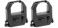 COMPUMATIC Pack of 2 Replacement Ribbons For ALL Amano 22 millimeters, Black picture