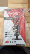 HyperX QuadCast USB Condenser Microphone Red Black Streaming Gaming PC Mac PS4 picture