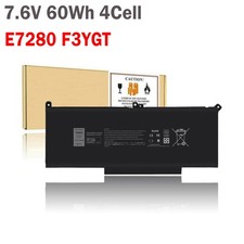 💖LOT E7280 F3YGT Battery For Dell Latitude 12 13 14 E7480 7480 7490 7380 DM3WC picture