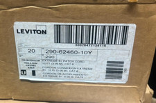 Lot of 20 Leviton 62460-10Y Yellow Extreme 6+ Patch Cord, 10ft, Cat 6 picture