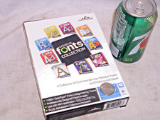 SEALED SUMMITSOFT CREATIVE FONTS COLLECTION PC WIN/MAC DOWNLOAD KEY ONLY NO DISC picture