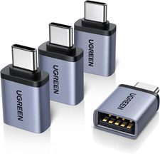 UGREEN USB C to USB Adapter 4 Pack, 10Gbps USBC Male to USB 3.2 Female Adapter picture