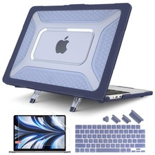 Batianda HexArmor Case for MacBook Air 15 Inch 2023-2026, Navy X-Navy Blue picture