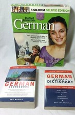 Instant Immersion German 4 CD-Rom Software Living Language Coursebook Dictionary picture