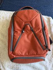 Knack series 1 expandable Laptop Backpack Padded Orange/Black/Gray picture